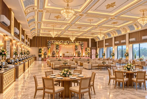 Banquet Hall at Hotel Lalit Jee
